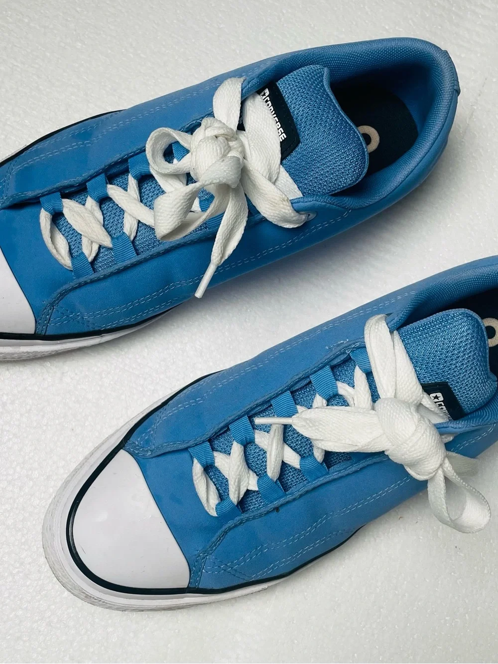 Converse Blue and White Low Top Sneakers - Picture 2 of 6